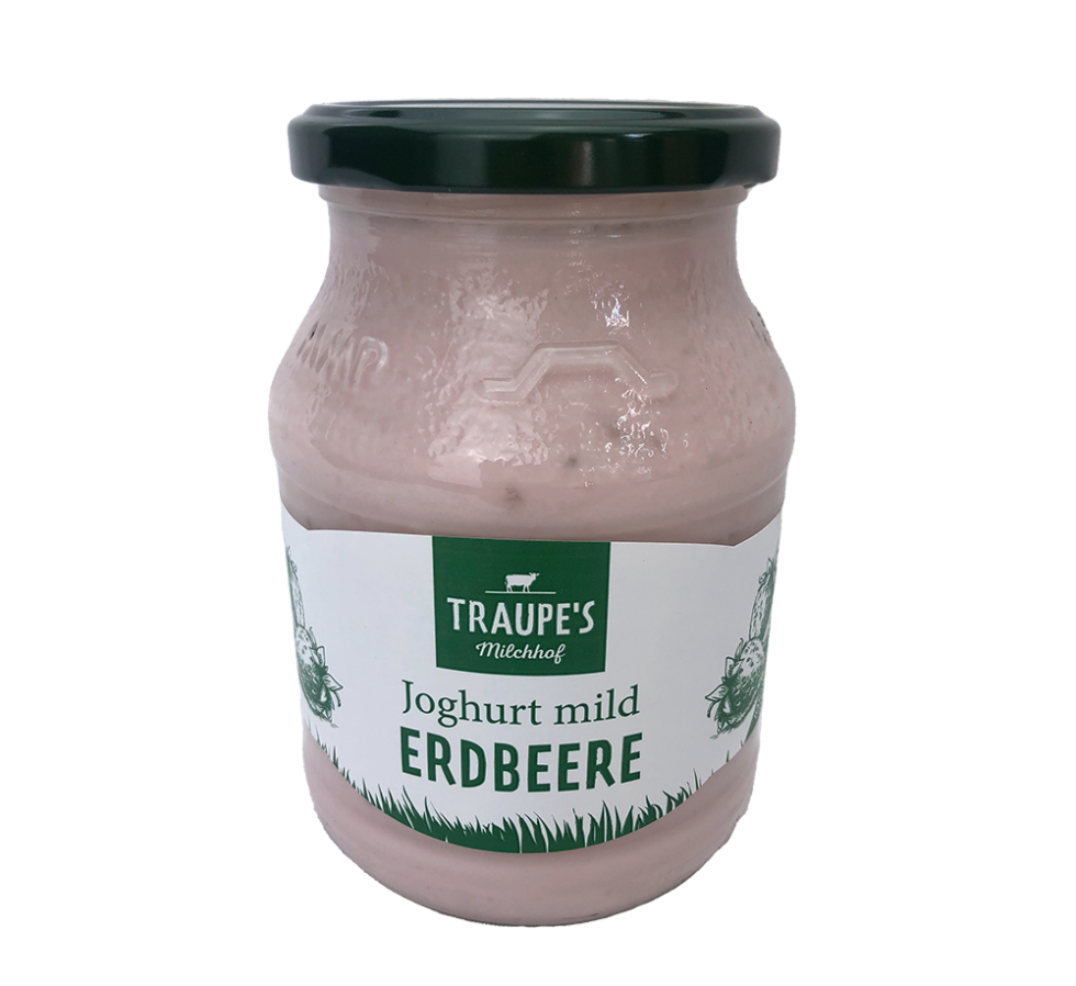 Joghurt mit Erdbeere - Traupes Milchhof