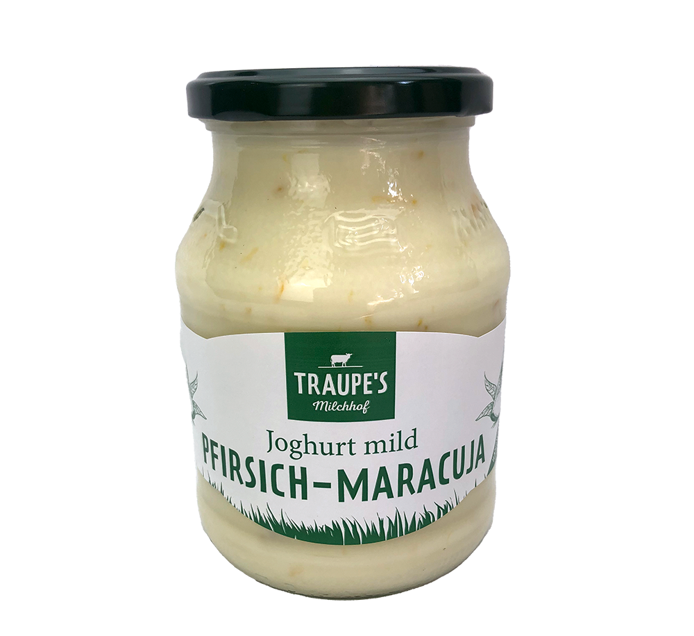 Joghurt mit Pfirsich-Maracuja